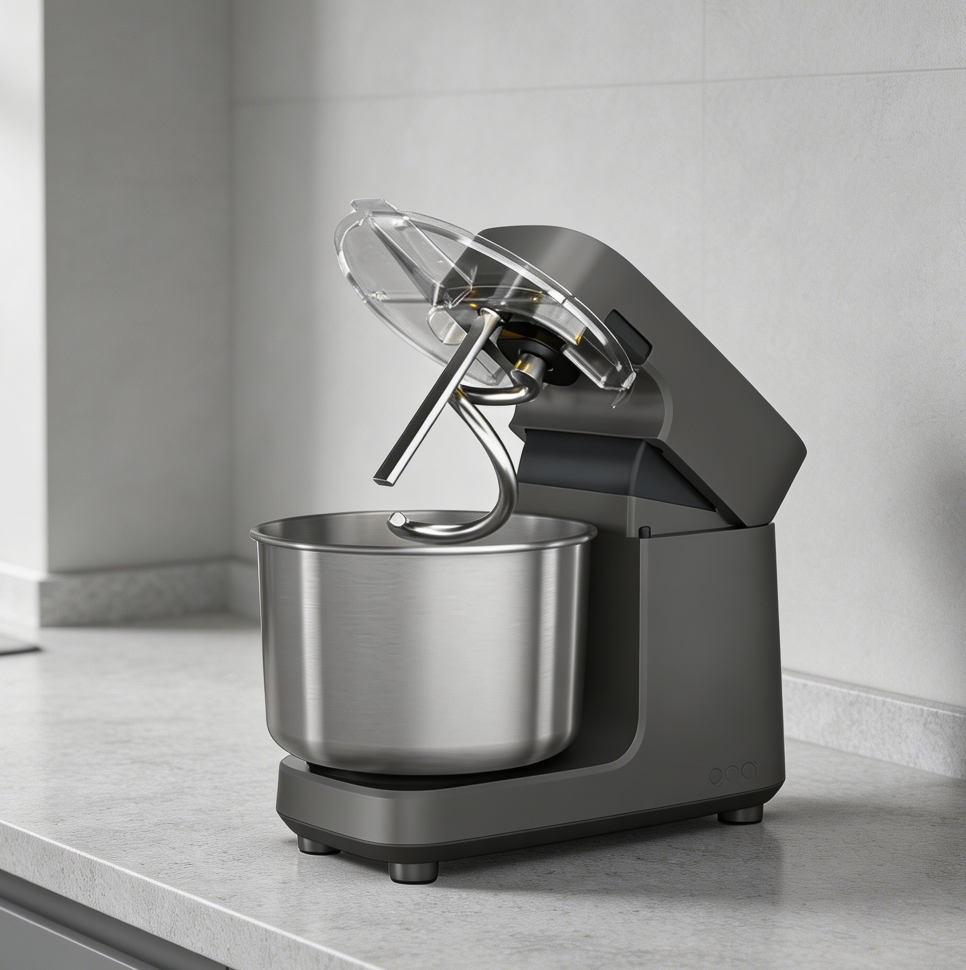 7.3-Qt Spiral Dough Mixer 58 Speeds Charcoal Grey