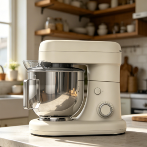 5.3-Qt Tilt-Head Stand Mixer 12-Speed Linen White